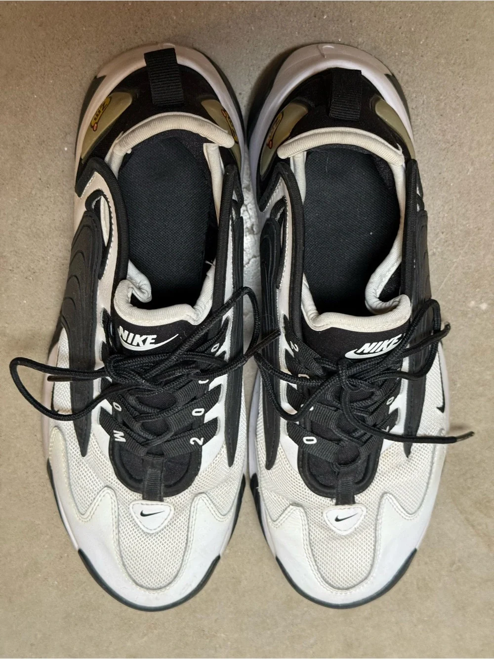 Nike Zoom 2K Black & White Zoom Sneakers